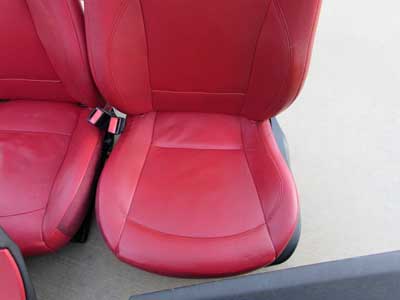 BMW Power Seats (Pair) and Door Panels (Pair) Red 51418035479 2003-2008 E85 E86 Z46